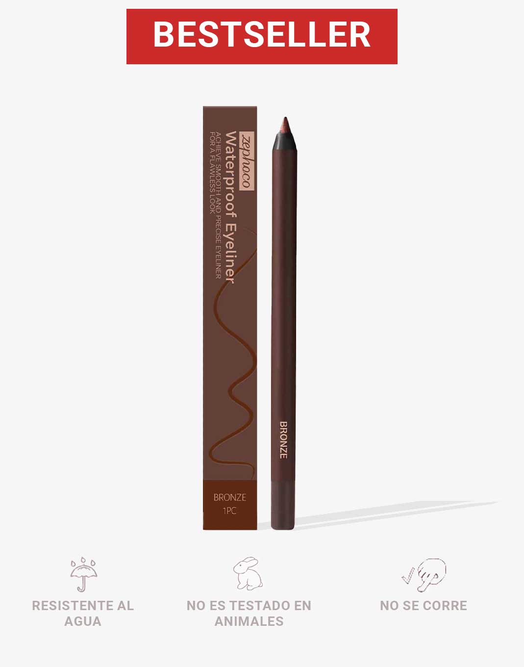 SilqueGlow Lápiz de Eyeliner  Waterproof